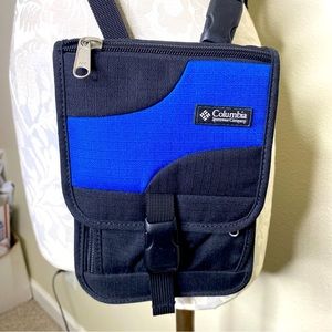 COLUMBIA Blue and Black Nylon